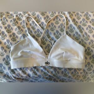 ALO Yoga white  Triangle Bralette